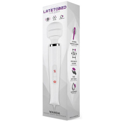 LATETOBED Wand puissant Wanda 8 Vibrations Blanc